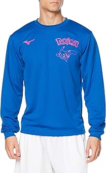 Mizuno ポケモン 長袖 XL バドミントン MIZUNO ミズノ バドミントン ポケモンコラボ限定長袖Tシャツ